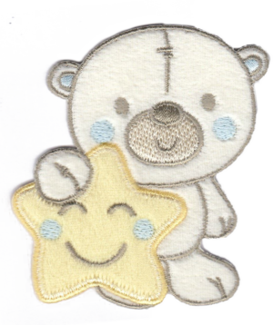 ORSO CON STELLA AZZURRO