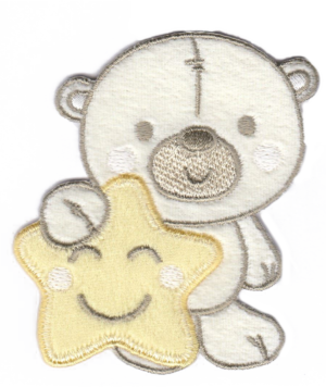 ORSO CON STELLA BIANCO