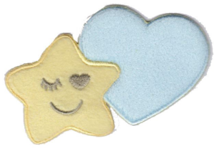 STELLA MEDIA CON CUORE AZZURRO