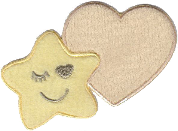 STELLA MEDIA CON CUORE BEIGE