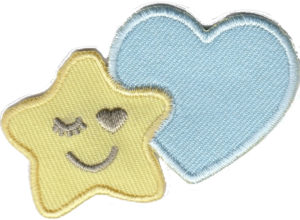 STELLA PICC. CON CUORE AZZURRO