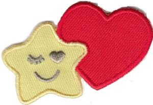 STELLA PICC. CON CUORE ROSSO