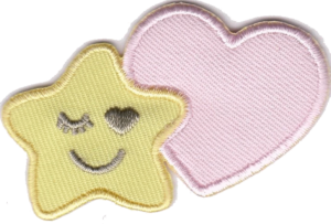 STELLA PICC. CON CUORE ROSA