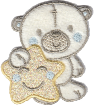 ORSO PICC. CON STELLA AZZURRO