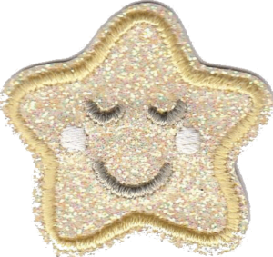 STELLINA GLITTER BIANCO