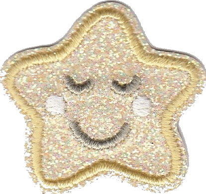 STELLINA GLITTER BIANCO