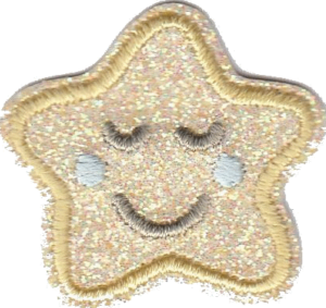 STELLINA GLITTER AZZURRO