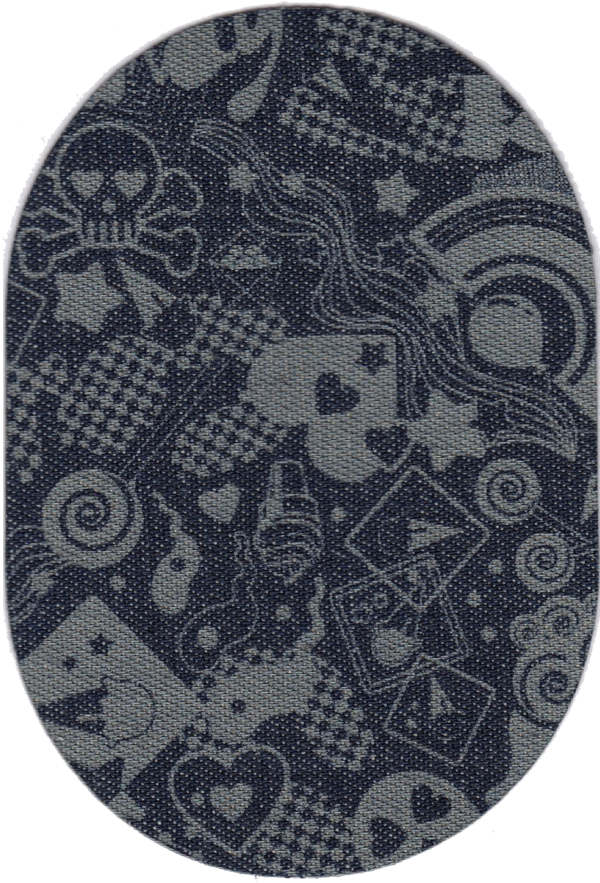 PATCH DENIM BLU