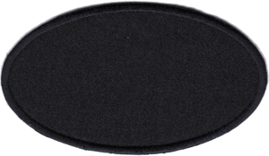 OVALE GRANDE  A NERO