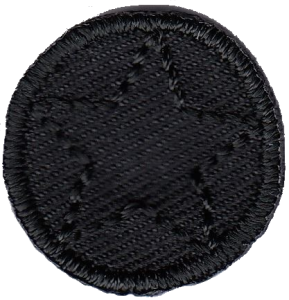 TONDO CON STELLA A NERO