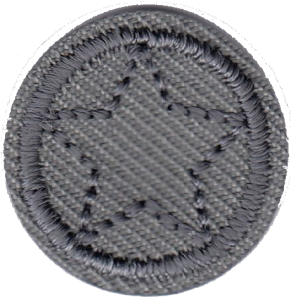 TONDO CON STELLA D GRIGIO