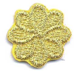 FIORE MINI 8 PETALI  ORO