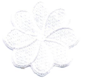 FIORE MEDIO 8 PETALI  BIANCO