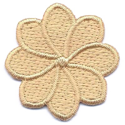 FIORE MEDIO 8 PETALI  BEIGE