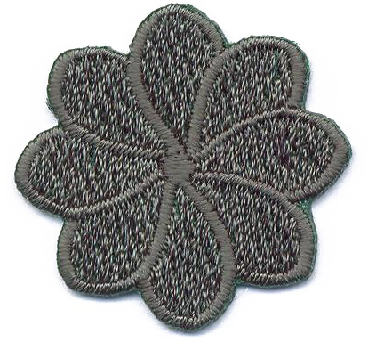 FIORE MEDIO 8 PETALI  VERDONE