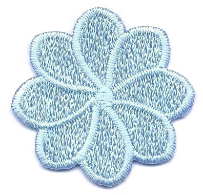 FIORE MEDIO 8 PETALI  AZZURRO