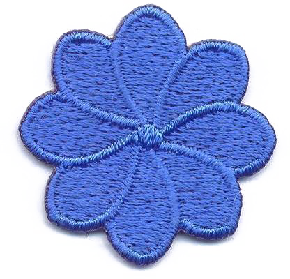 FIORE MEDIO 8 PETALI  BLUETTE