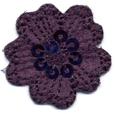 FIORE PICC.+PAILLETTES  BLU