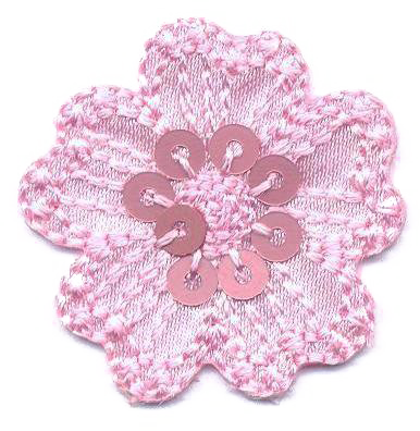 FIORE PICC.+PAILLETTES  ROSA