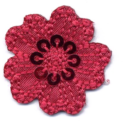 FIORE PICC.+PAILLETTES  ROSSO