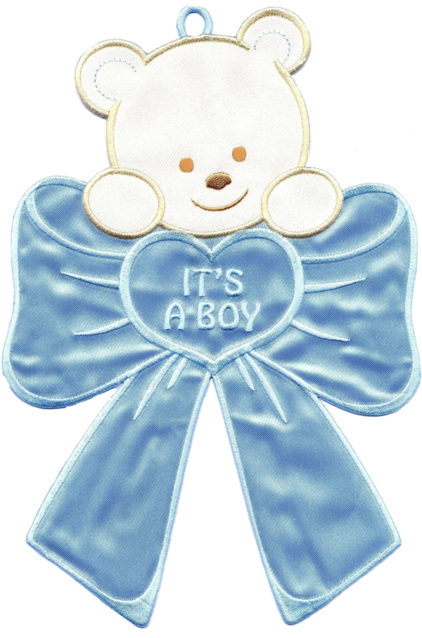 IT IS A BOY  AZZURRO