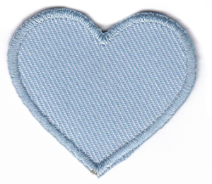 CUORE MINI  AZZURRO
