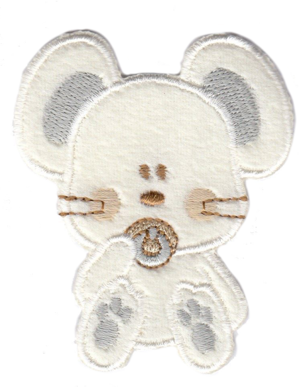 TOPINO SEDUTO  GRIGIO