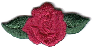 ROSA MINI CON 2 FOGLIE