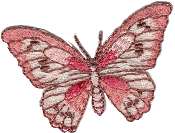 SERIE FARFALLE LUREX  ROSA