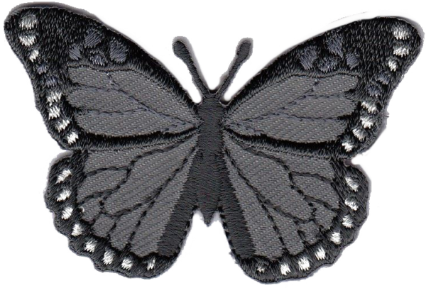 FARFALLA IN TINTA NERO NERO