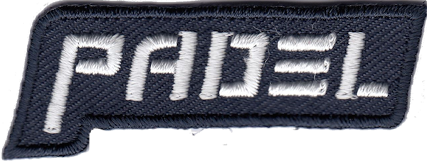 RETTANGOLO CON SCRITTA PADEL BLU SCURO