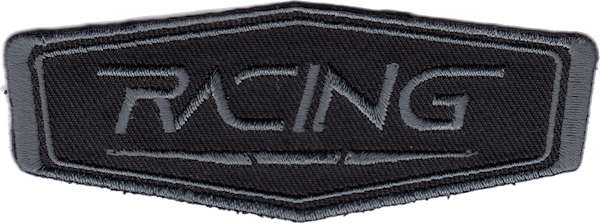 STEMMA GRANDE PER CORSE AUTOMOBILISTICHE NERO