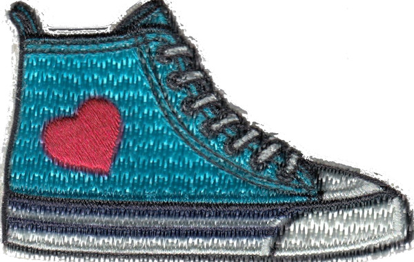 SCARPE TIPO ALL STAR CON CUORE B