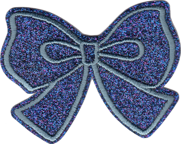 FIOCCO GLITTERATO BLU