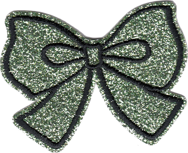 FIOCCO GLITTERATO VERDE MELA