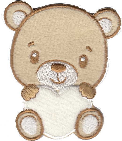 ORSACCHIOTTO CON CUORE, MEDIO PANNA