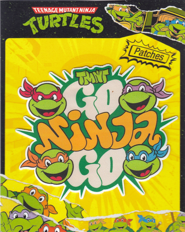 TARTARUGHE NINJA, STEMMA CON TUTTI E 4 I NINJA