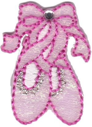 SCARPE DA BALLERINA CON BRILLANTINO