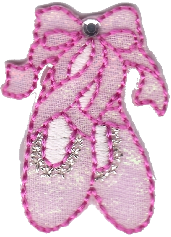 SCARPE DA BALLERINA CON BRILLANTINO