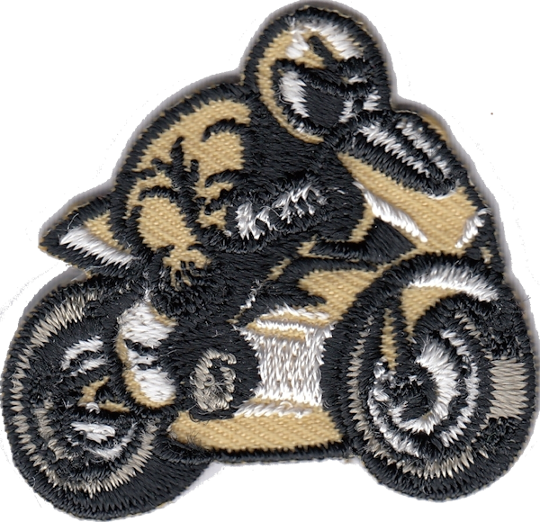 MOTO CON PILOTA BEIGE