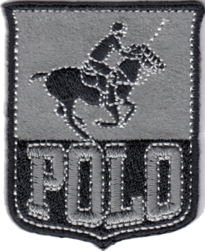 STEMMA SCAMOSCIATO CON FANTINO A CAVALLO