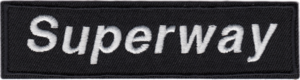RETTANGOLO CON SCRITTA SUPERWAY
