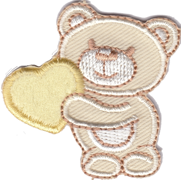 ORSACCHIOTTO CON IN MANO UN CUORE