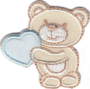 ORSACCHIOTTO CON IN MANO UN CUORE