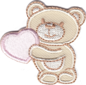 ORSACCHIOTTO CON IN MANO UN CUORE