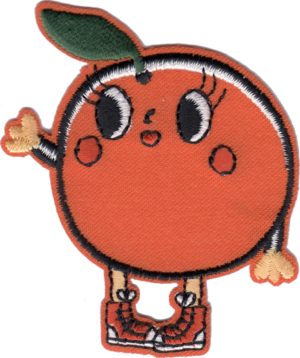 MELA ANIMATA CON OCCHI, GAMBE E MANI